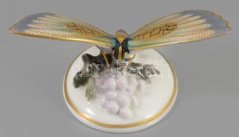 Rosenthal pillangó. Jelzett, kézzel készült, hibátlan, 9x8 cm