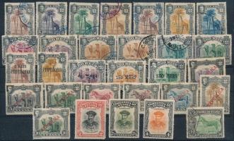 Portugál gyarmatok - Nyassza 30 klf bélyeg stecklapon