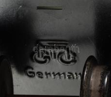 Märklin 17250 fém játék vasúti kocsi egy sínnel és ütközővel 16 cm