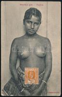 1913 Képeslap 2c + 6c bérmentesítéssel az S.M.S. Emden hajóra címezve / Postcard with 2c + 6c franki...