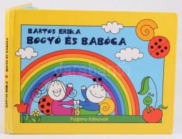 Bartos Erika: Bogyó és Babóca. 2011, Pagony. Kartonált kötés, gerinc ragasztott, firkákkal, széteső állapotban.