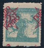 1920 Portó bélyeg látványosan elcsúszott felülnyomással / Mi P 44 I with strongly shifted overprint
...