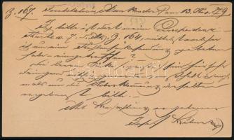 1879 2kr díjjegyes levelezőlap / 2kr PS-card "MUNKENDORF" - "FRIDAU-WERK"