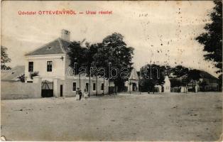 1917 Öttevény, utcai részlet. Tarninger András kiadása (fl)