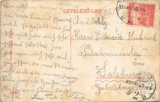 1917 Öttevény, utcai részlet. Tarninger András kiadása (fl)