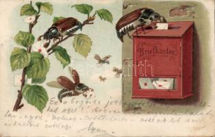 May bugs as Postmen litho