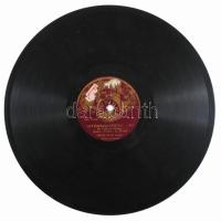 Egy láda gramofon lemez ca 1940-1950 kb 60 db