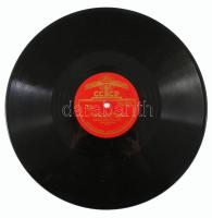 Egy láda gramofon lemez ca 1940-1950 kb 60 db