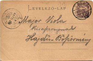 1900 Tata, Tata-Tóváros; grófi télikert bejárata. Engländer és Társa kiadása (EM)