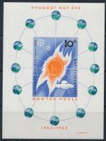 1965 Nyugodt Nap éve vágott blokk (6.000)