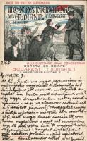 Third International Students Congress in Budapest 1902 litho s: Sándor
