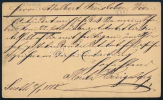 1882 2kr díjjegyes levelezőlap / 2kr PS-card "SERETH" (Bukowina) - "JOSEFSTADT / WIEN...