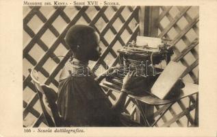 Typewriting school in Kenya