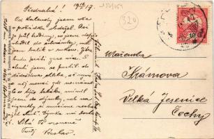 1917 Kópháza, Koljnof, Kohlenhof; látkép. M. J. Taschner kiadása