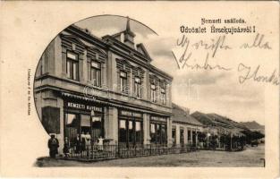 1904 Érsekújvár, Nové Zámky; Bartlik Károly-féle Nemzeti szálloda és kávéház, Központi kávéház. Conl...