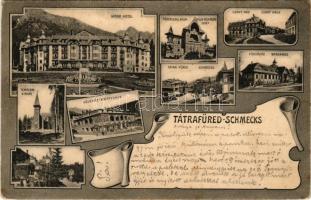 1907 Tátrafüred, Ótátrafüred, Altschmecks, Stary Smokovec (Magas Tátra, Vysoké Tatry); Grand Hotel, ...
