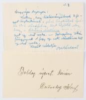 cca 1900-1950 Vegyes névjegykártyák, közte nemesi címeresek + húsvéti üdvözlőlap + egy vizitkártya