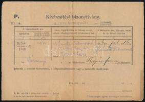 1946 (26. díjszabás) Nyomtatvány 1 bélyeges, 50 ezer AP bérmentesítéssel / Printed matter with 1 sta...