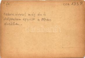 FOTO Fekete György fényképész műterme és üzlete reklámja. Mozireklám lemezek (diapositiv), amatőr la...