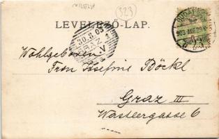 1903 Budapest II. Margit körút 18., Tábermann Gusztáv utóda Zsigmond Károly bádogos és vízvezetéksze...