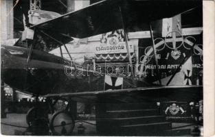 1917 Budapesti Hadirepülőgép Kiállítás. Lloyd repülőgép / Military aircraft from the Military Aviati...