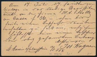 1883 2kr díjjegyes levelezőlap / 2kr PS-card "SMARJE" - "WARNDORF"