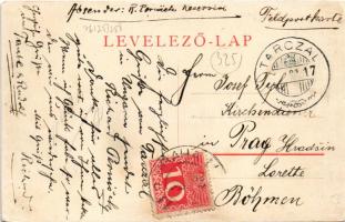 Tarcal, vasútállomás, Vincellér iskola. Art Nouveau (felületi sérülés / surface damage)