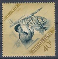 1954 Repülőnap 40f bélyeg elfogazva