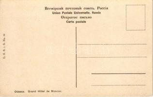 Odesa, Odessza, Odessa; Grand Hotel de Moscou (EK)