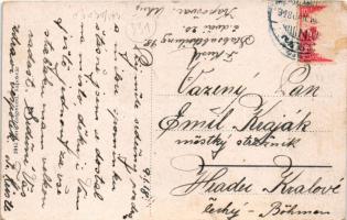 1918 Kaposvár, Korona utca, üzletek. Gerő Zsigmond kiadása (Rb)