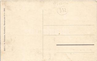 Komárom, Komárno; Klapka tér és szobor, városháza, gyógyszertár, piac. L. H. Pannonia / square, monu...