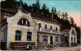 1913 Hermánd, Hermanecz, Harmanec; Papírgyári kör, kaszinó / paper factory casino (EM)