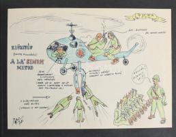 cca 1970-1980 "Együttes munkánk emlékére, MN. 5232 Hadtáptörzs Székesfehérvár", katonai em...