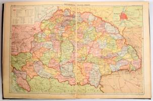 1934 Dr. Kogutowicz Károly iskolai atlasza II., félvászon kötésben, 56p