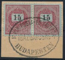 "M.KIR. POSTA- ÉS TÁVÍRDA IGAZGATÓSÁG BUDAPESTEN"