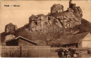 1916 Fülek, Filakovo; várrom. Krämer Jeremiás kiadása / castle ruins + "FÜLEK P.U." (EK)