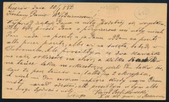 1892 2kr díjjegyes levelezőlap / 2kr PS-card, "RZESZOW" - "PRZEMYSL"