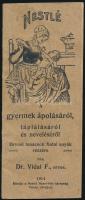 1914 Nestlé, a gyermek ápolásáról, táplálásáról és neveléséről, orvosi tanácsok fiatal anyák részére, 34p
