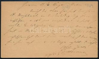 1883 2kr díjjegyes levelezőlap / 2kr PS-card "CZERNOWITZ-STADT" - "WIEN"