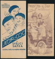 Törley Talisman Sec és svájci sapka számolócédula, 2 db