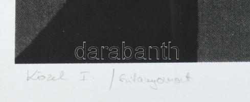 Bitó Ildikó (1966-): Közel I., 2001. Szitanyomat, papír, jelzett, művészpéldány E.A. I/XI számozássa...