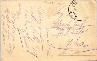 1932 Buzinka, Sacza, Saca (Kassa, Kosice); Ciastka / részlet / view (ragasztónyomok / glue marks)