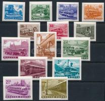 1963 Közlekedés vágott sor / Mi 1924-1937 imperforate set