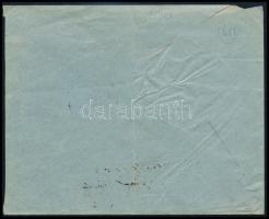 1916 10H díjjegyes levél 5H díjkiegészítéssel (hajtott) / 10H PS-cover with 5H additional franking, ...