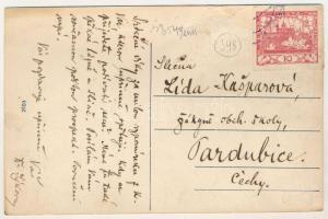 Besztercebánya, Banská Bystrica; Szent János (Szentjános) vasútállomás / Bahnhof / railway station (...