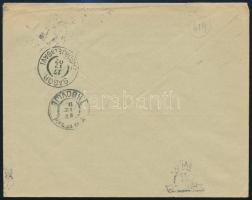 1916 10H levélen / on cover, "RANN" - "SAGOR"