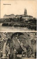 1906 Klosterneuburg, Stift Klosterneuburg / abbey, monastery, wine barrel (EK)