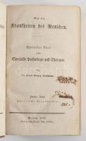 Neumann, Karl Georg: Specielle Pathologie und Therapie der fieberhaften Krankheiten des Menschen Band 2. Berlin, 1832. Friedr. Aug. Herbig, 884p. Korabeli félbőr kötésben,