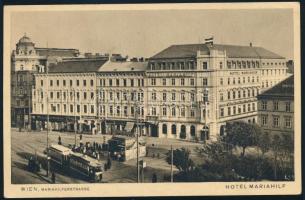 cca 1950 Labdarúgók aláírásai egy bécsi, feladatlan képeslapon, [NB II. válogatott], Kohut, Rendek, ...