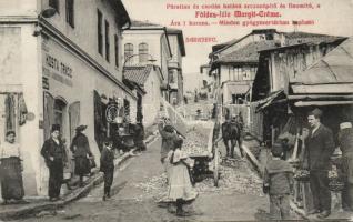 Sarajevo with the grocery shop of Kosta Trncic